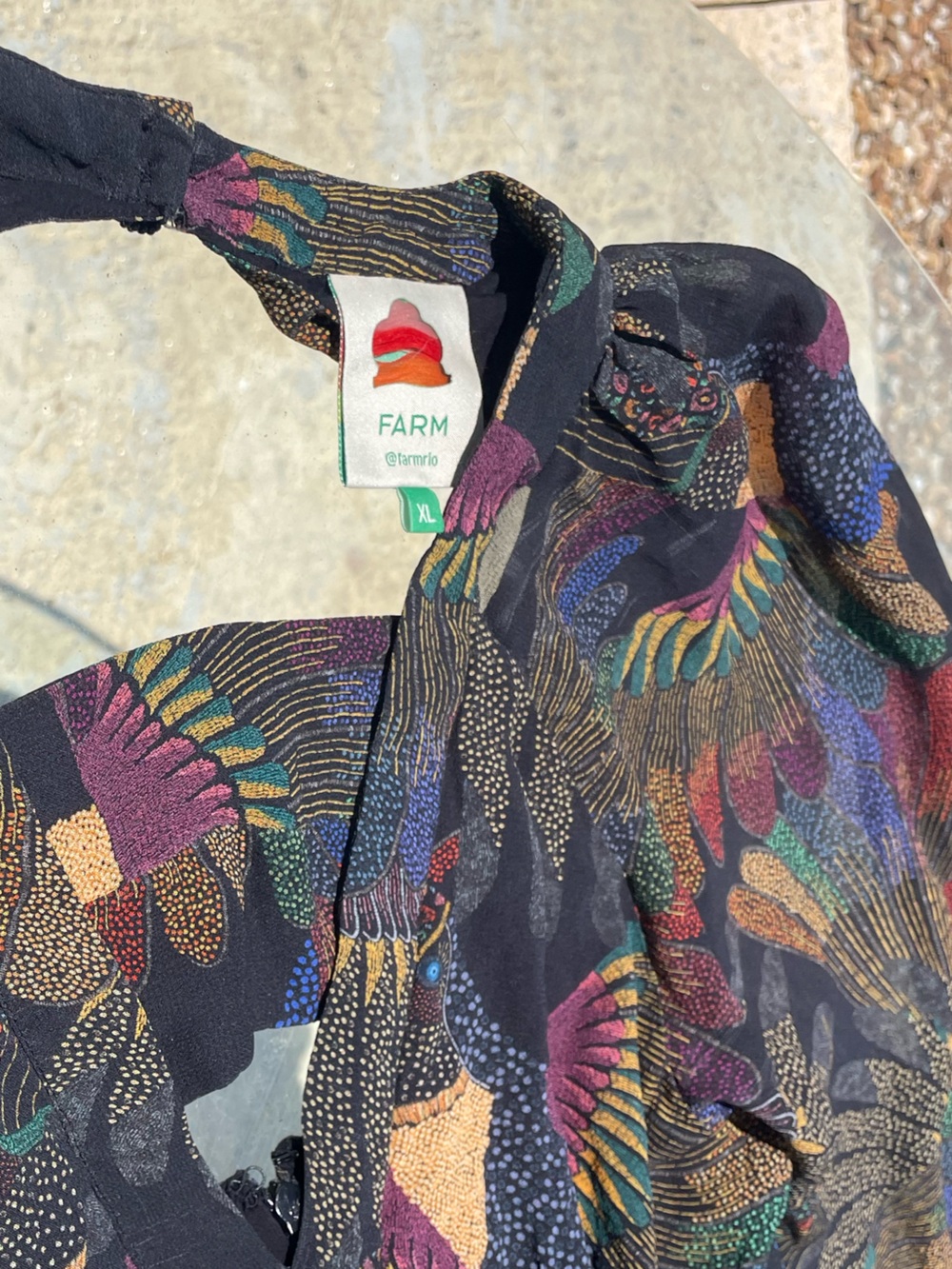 Farm Rio Borogodo Toucan Gown Size XL - Picture 15 of 15